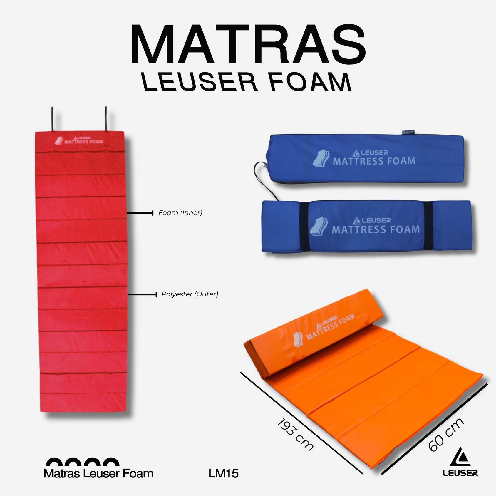 MATTRESS LEUSER FOAM