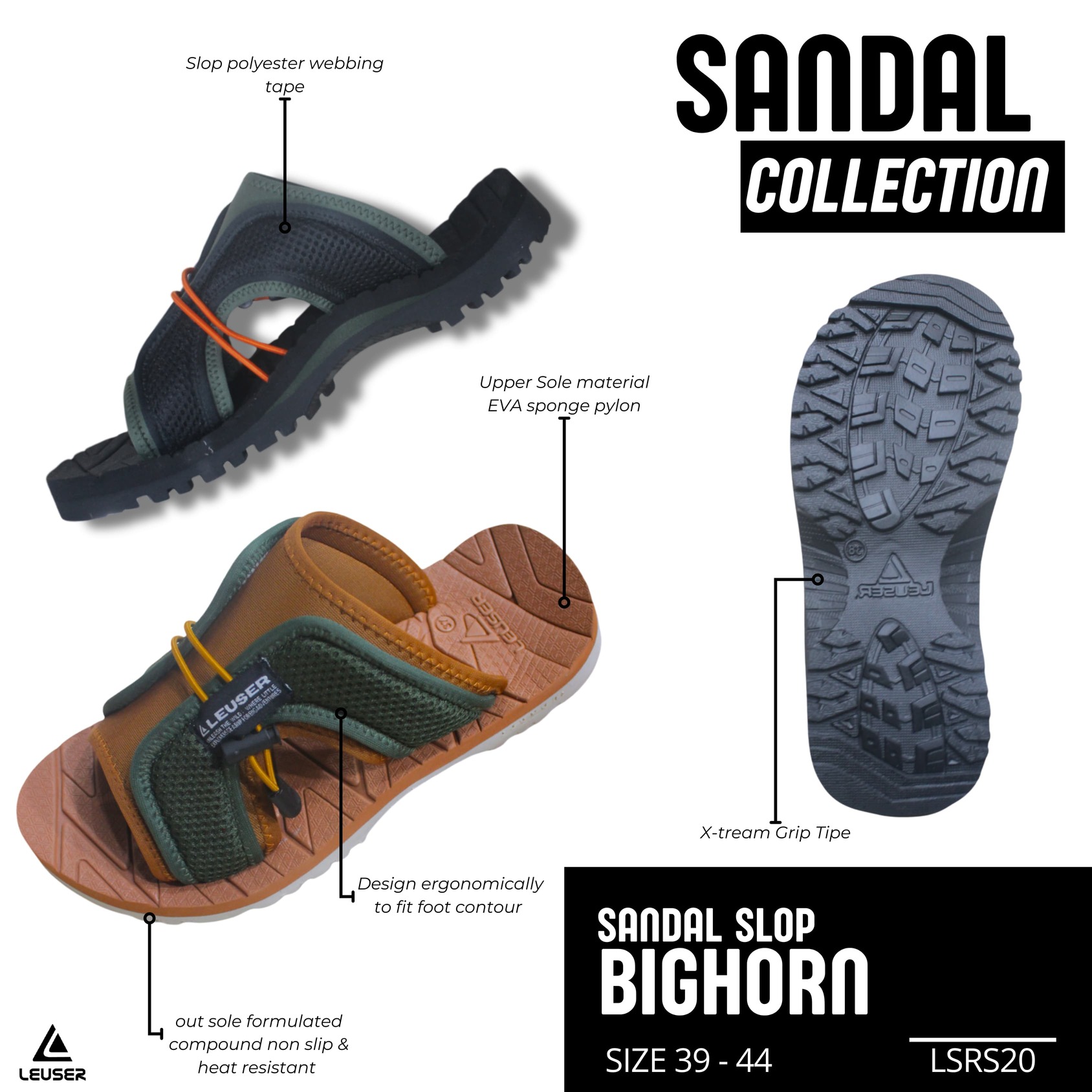 SANDAL BIGHORN NEW 
