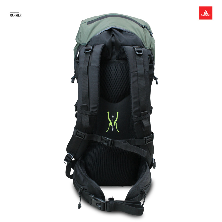 CARRIER AJUSCO BLACK 60L+CB