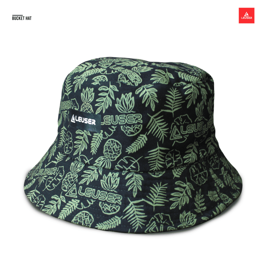 TOPI BUCKET HAT FULL PRINT LEAF 2.0