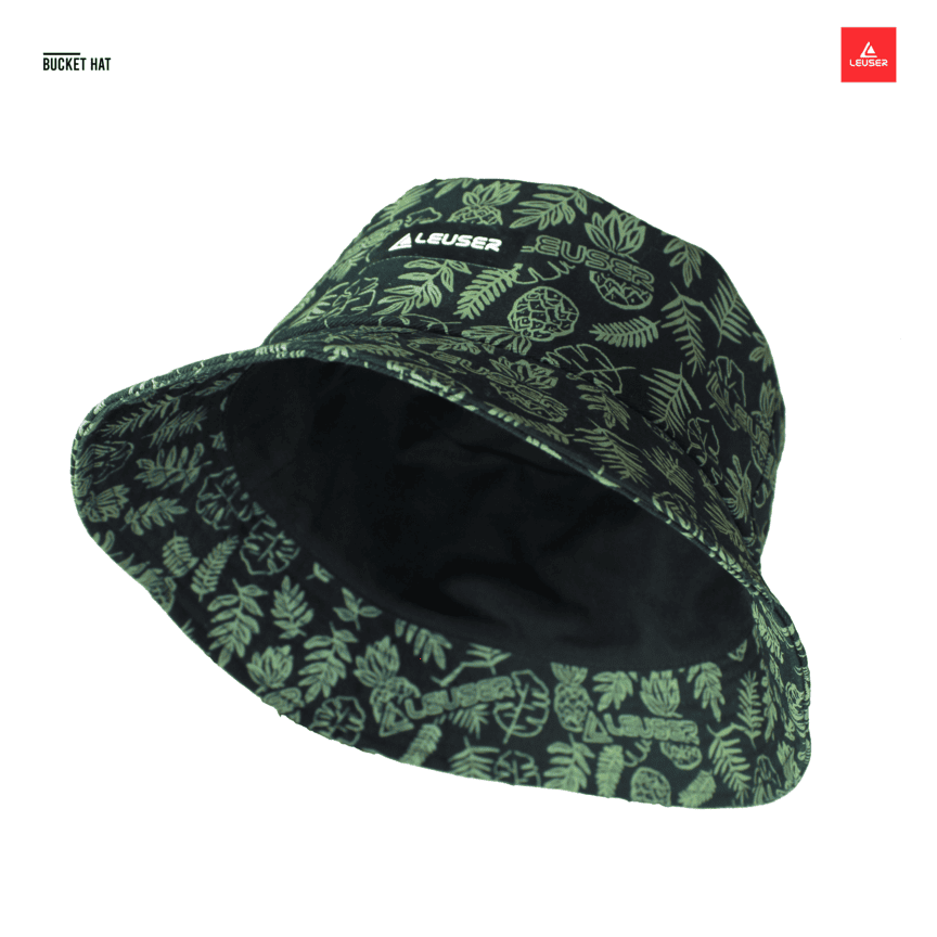 TOPI BUCKET HAT FULL PRINT LEAF 2.0