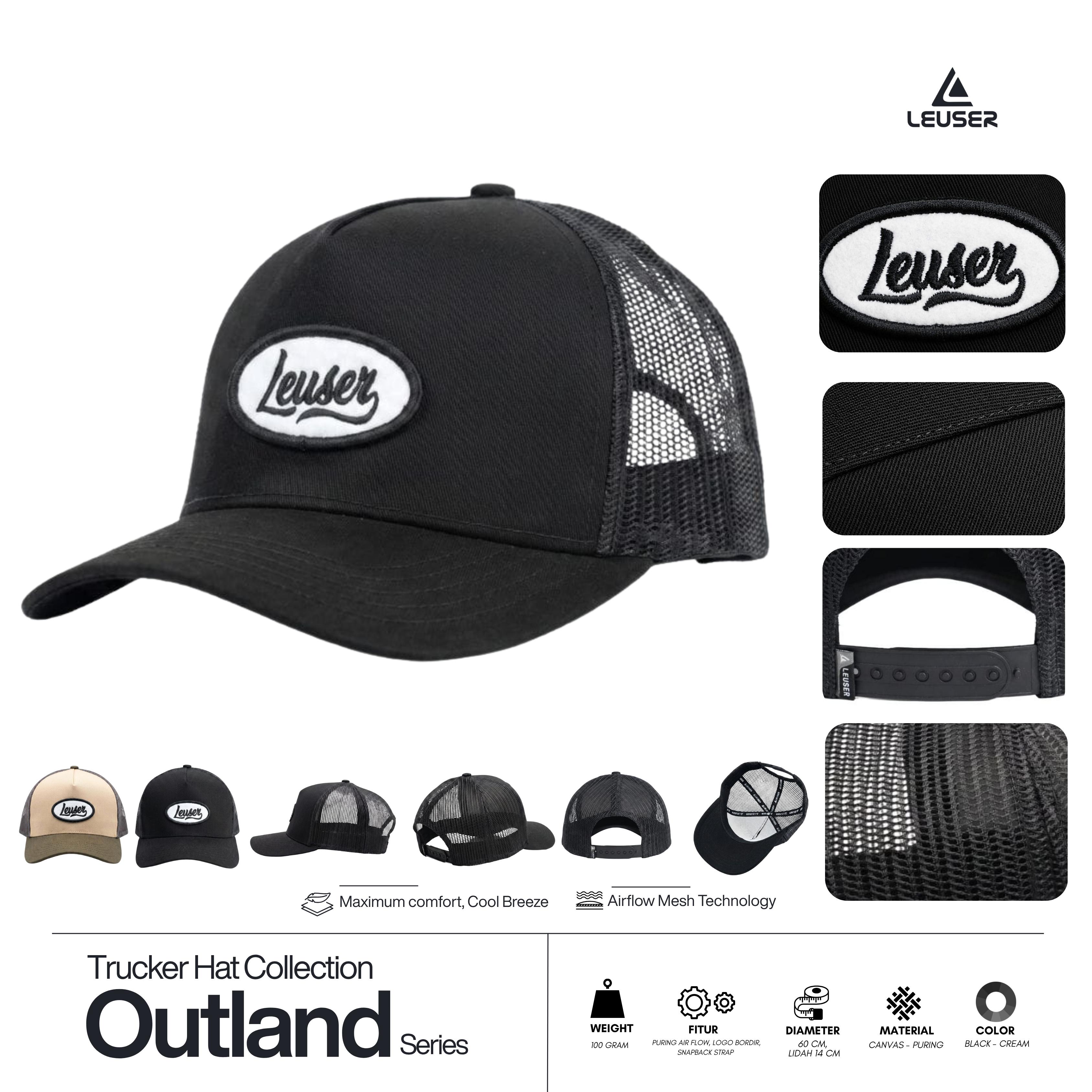 TOPI TRUCKER OUTLAND