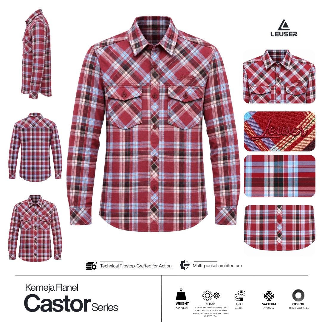 KEMEJA FLANEL CASTOR