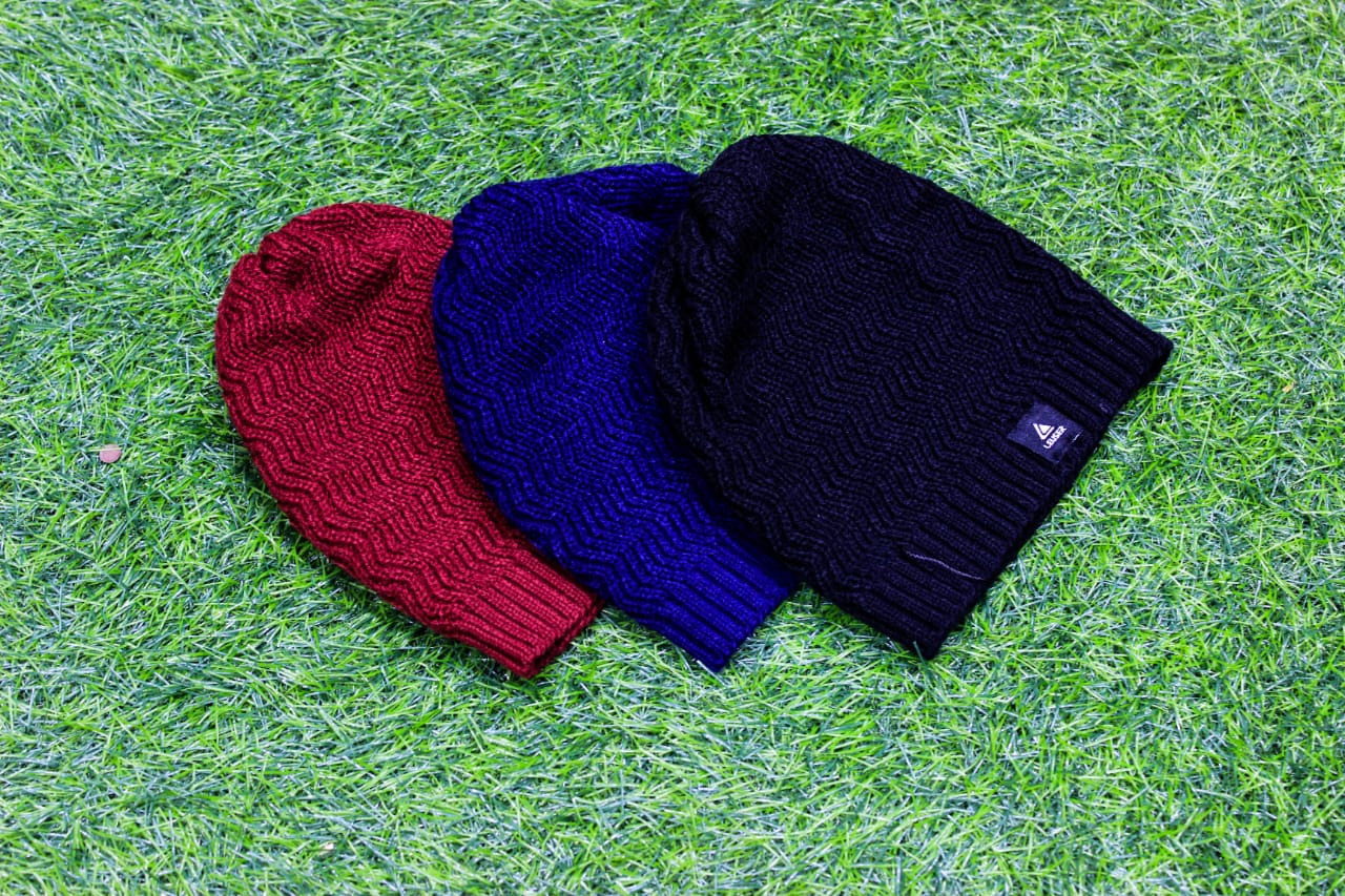 K. BEANIE HARRINGBONE